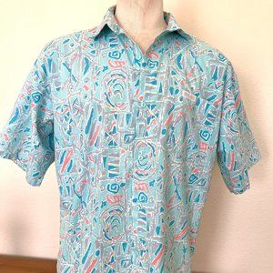 80's Beach Blvd. - Short Sleeve Shirt - Surfer Shirt - Size Large